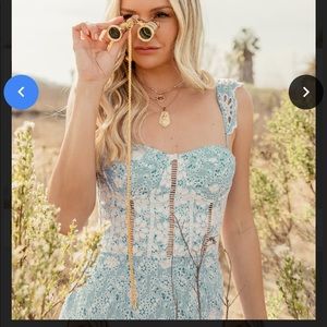 Karina Grimaldi Irma Eyelet Dress 